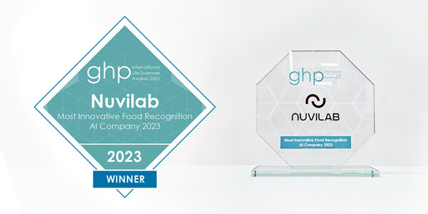 Nuvilab wins Innovative Food Recognition AI Company 2023 award