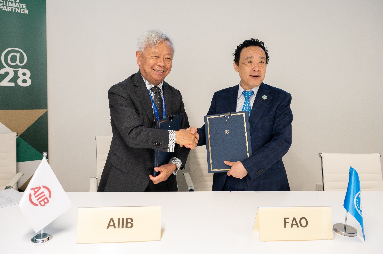 AIIB-FAO partnership to boost agrifood systems