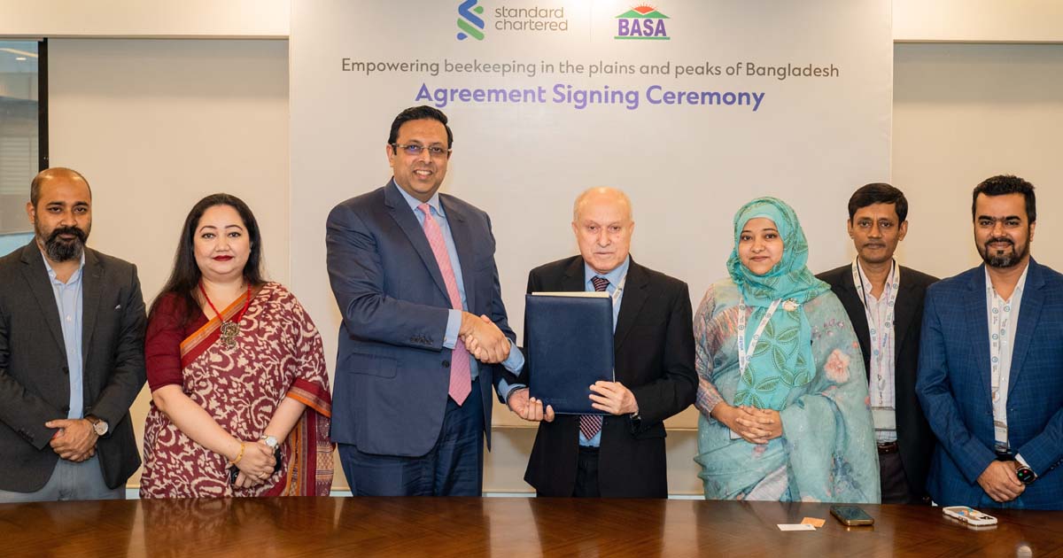 Standard Chartered and BASA Foundation collaborate to foster apiculture in Bangladesh