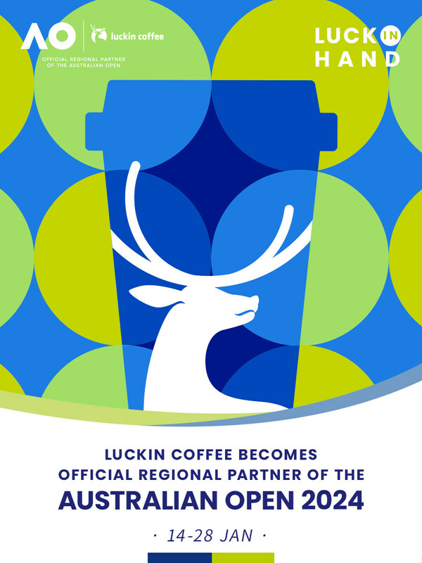 Singapore’s luckin coffee and Australian Open announces multi-year partnership