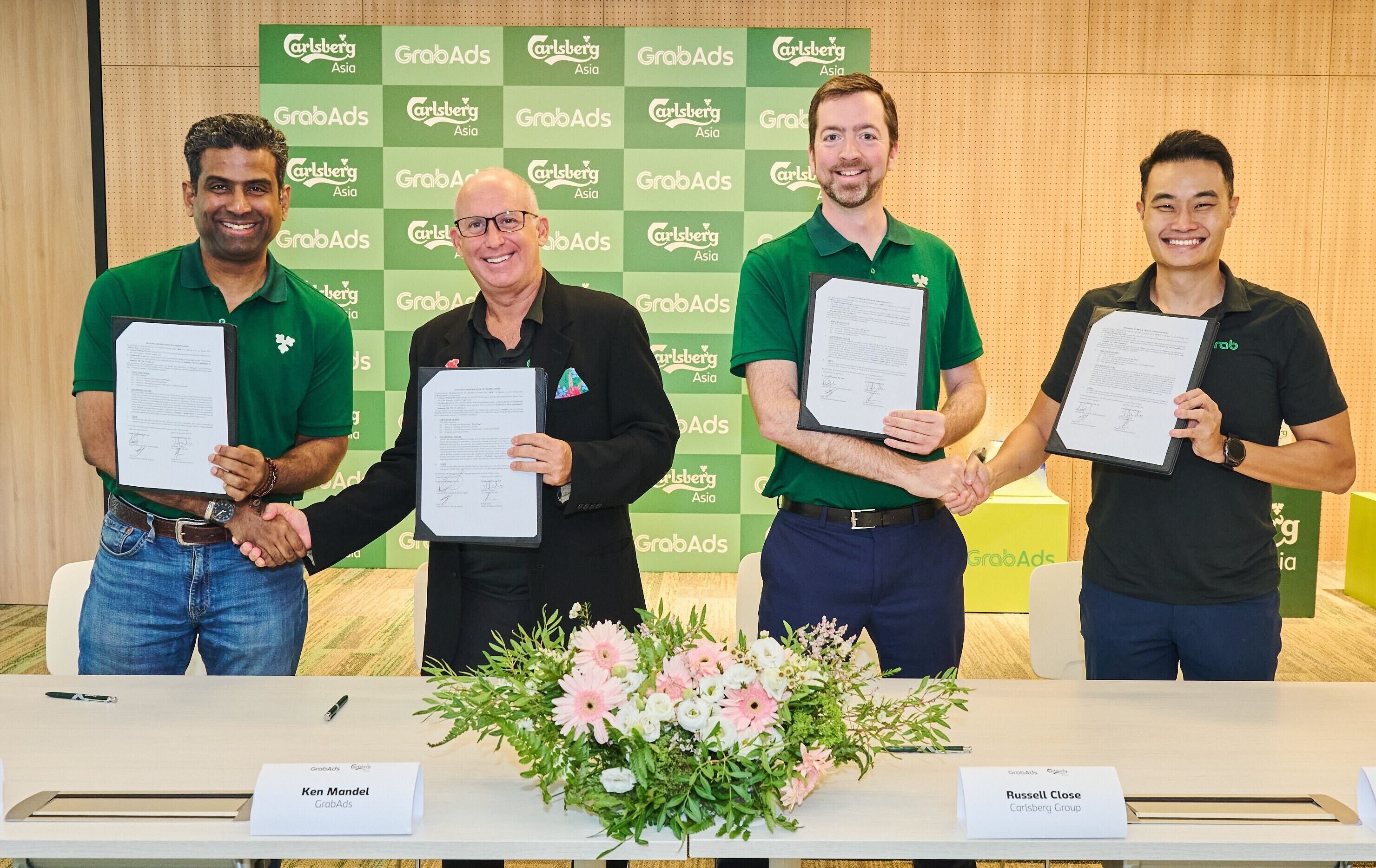 Carlsberg Asia unveils strategic partnership with Grab