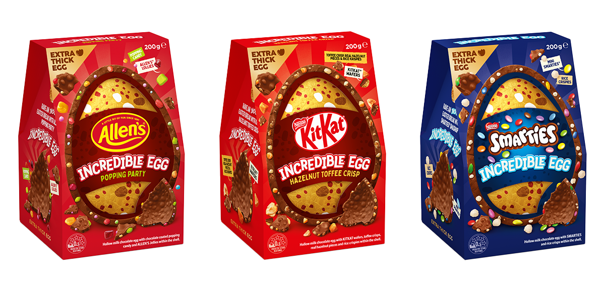 Nestle Australia launches Incredible Egg range