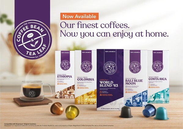 The Coffee Bean &amp; Tea Leaf unveils single-serve coffee capsules