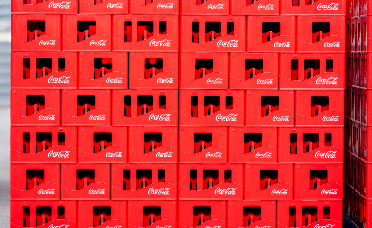 Coca-Cola’s red crates made from 97% recycled plastic in Netherlands