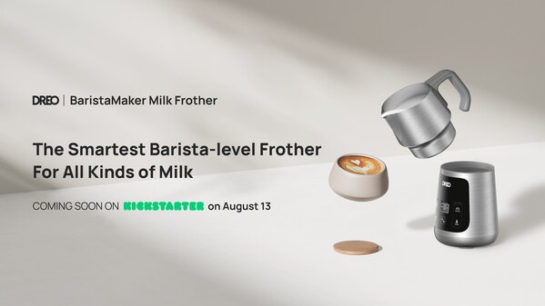 DREO unveils BaristaMaker for latte art and creative drinks