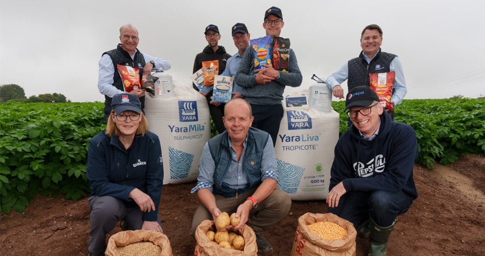 PepsiCo Europe and Yara partner to decarbonise crop production