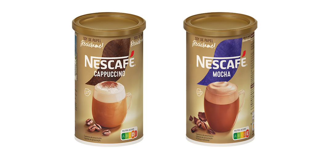 NESCAFÉ presents first cardboard bottles of Cappuccino and Mocha