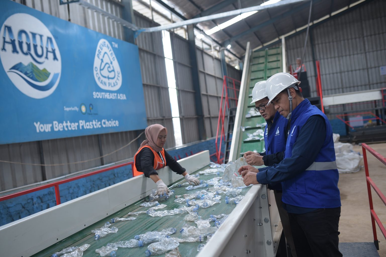 Danone and Prevented Ocean Plastic initiate plastic collection centre in Indonesia