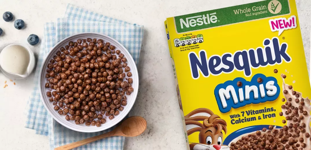 Nestlé Cereal introduces Nesquik Minis