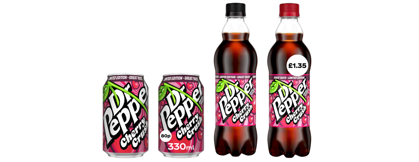 CCEP introduces Dr Pepper Zero Sugar Cherry Crush