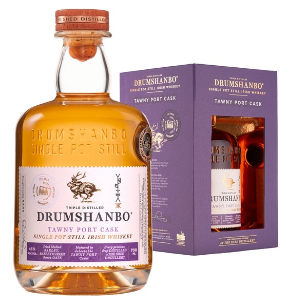 The Shed Distillery unveils Drumshanbo Tawny Port Cask Irish whiskey