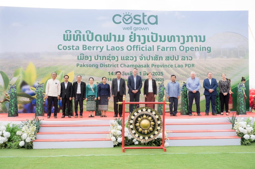 Costa launches berry operation in Laos