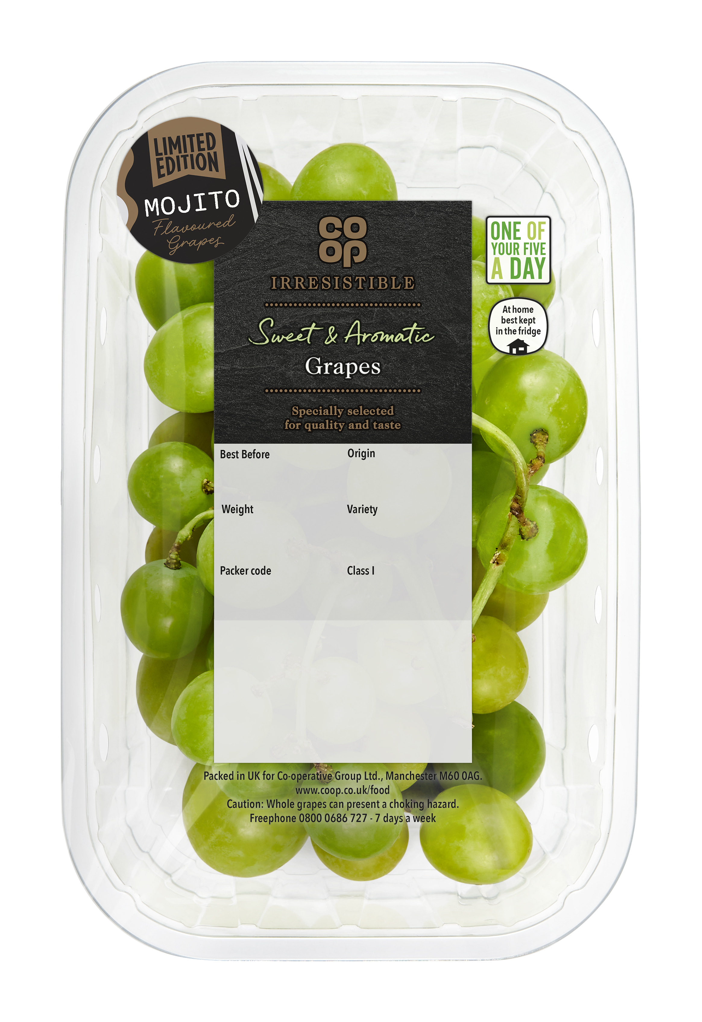 Co-op launches Mojito cocktail flavoured grapes