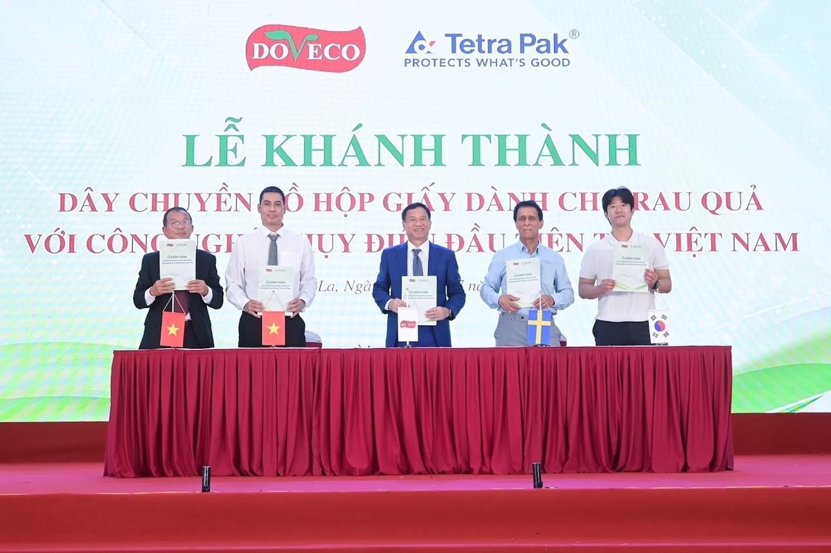 Doveco launches Vietnam’s first paper-can production line with Swedish technology