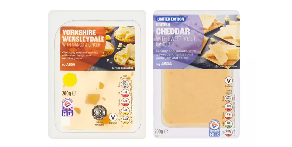 Asda launches new flavoured cheeses