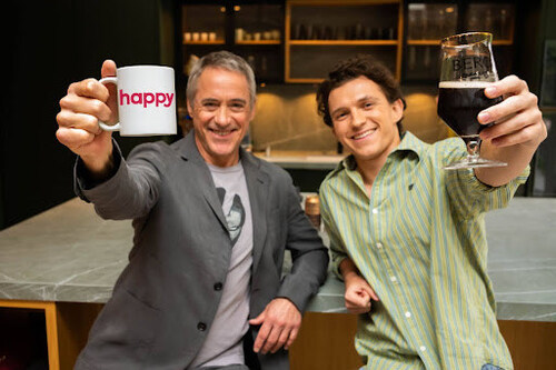 Tom Holland &amp; Robert Downey Jr. team up to launch unique beverages