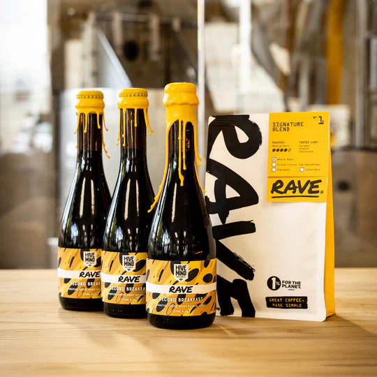 Hive Mind partners with Rave Coffee to launch new honey coffee stout