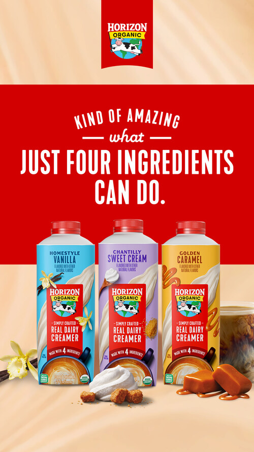 Horizon Organic launches Real Dairy Creamers