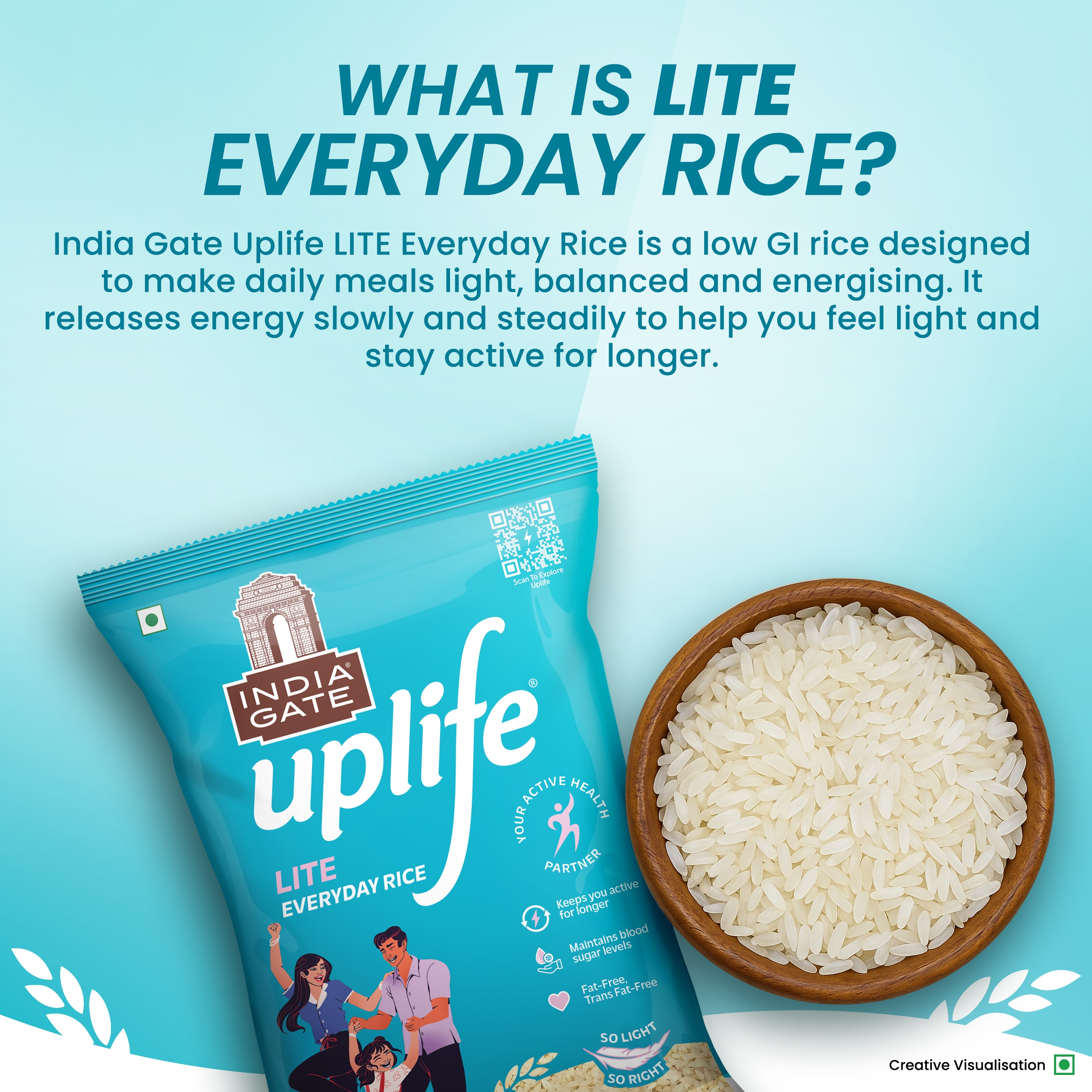 India Gate Foods Enters Low- Glycemic Index Rice Segment with Launch of India Gate Uplife Lite Everyday Rice