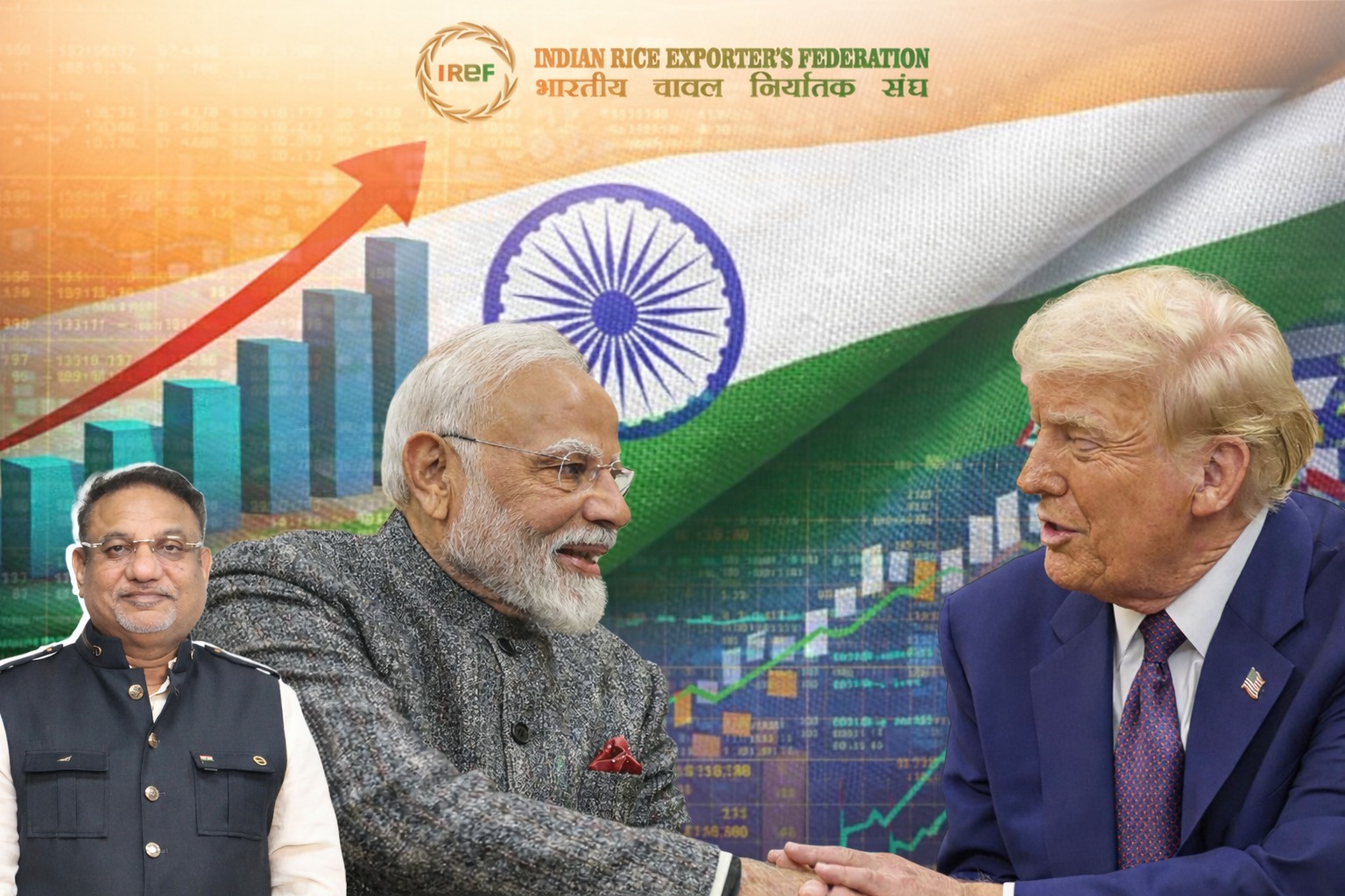 Indian Rice Exports Remain Resilient Despite High Duties, Says IREF