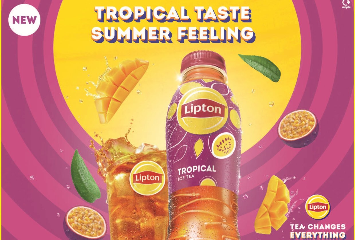 Lipton Introduces New Tropical Flavour
