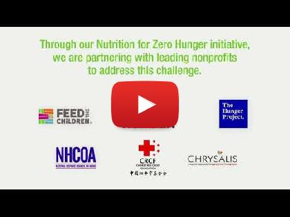 Herbalife Nutrition commemorates inaugural year of "Nutrition for Zero Hunger"