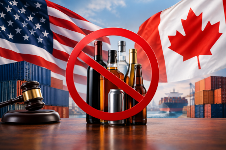 US to Ban Imports of Certain Canadian Alcoholic Beverages from September 29