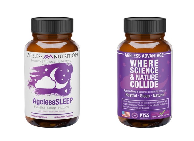 Ageless Nutrition launches all-natural sleep aid supplement